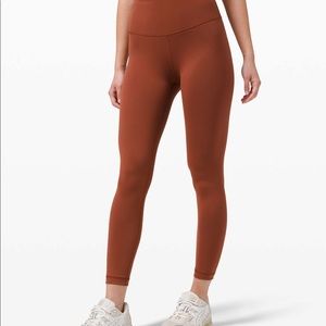 Lululemon Wunder Under Leggings 25” Highrise _ Size 2